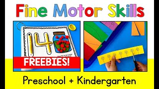 Fine Motor Skills for Preschool and Kindergarten Activities [upl. by Ociram432]