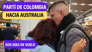 Así fue mi viaje desde Colombia hacia Australia ¡Dos días de vuelo [upl. by Kasper73]