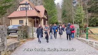 Degradarea Castelului Peles Sinaia Romania [upl. by Yluj]