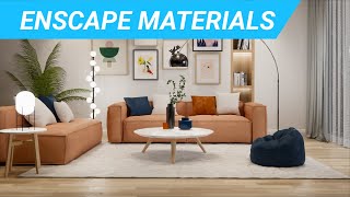 Enscape Materials  Complete Beginners Tutorial [upl. by Auliffe]