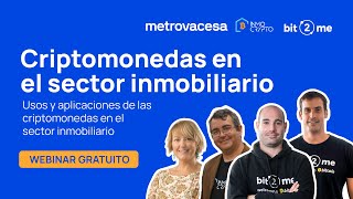 🔵 CRIPTOMONEDAS en el Sector INMOBILIARIO Usos y aplicaciones [upl. by Amity525]