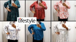 Lifestyle TryOn Haul  Lifestyle Puja Collection 2024  Beauteous Reshmi [upl. by Aristotle]