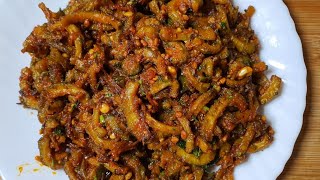 Karele ki sabji l Easy amp Tasty karela l Bittergourd onion sabzi [upl. by Eittak119]