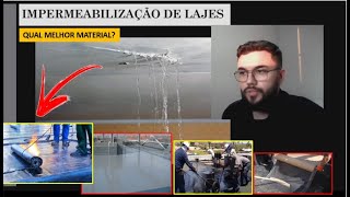 Qual melhor MATERIAL para IMPERMEABILIZAR LAJE EXPOSTA para ACABAR com a INFILTRAÃ‡ÃƒO e GOTEIRA [upl. by Anoj]