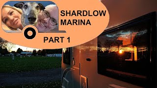 OFF GRID IN WINTER Caravan holiday at Shardlow Marina Derbyshire 041121 [upl. by Bacchus574]