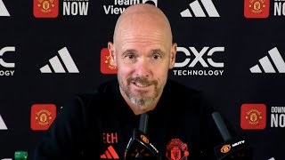 We have chosen a striker and we are REALLY HAPPY with our choice  Erik ten Hag  Man Utd v Wolves [upl. by Ribble]