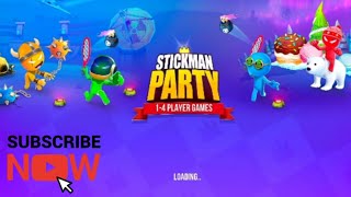 Stickman party 1234 player game Mini all games play tournament [upl. by Ellerahs]