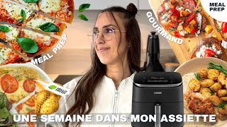 RECETTES EXPRESS A LAIRFRYER une semaine complète  friteuse à air Meal prep [upl. by Ycnaf]