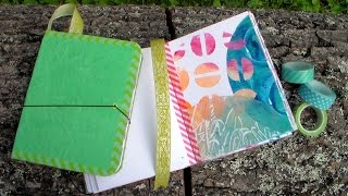 Easy DIY Beautiful Handmade Journal Tutorial [upl. by Enner]