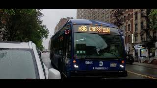 NovaBus LFS 9846 M96  96 St amp Lexington Av  NYC Boro Taxi BA967 [upl. by Ispep]