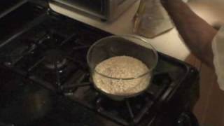 Microwave Cooking Steel Cut Oatmeal  Part 1 [upl. by Letsou351]