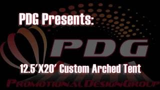 125 x 20 Custom Arch Tent [upl. by Ydda]