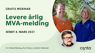 Webinar Hvordan levere årlig MVAmelding [upl. by Ellehcsar72]