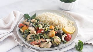 Balsamic Chicken amp Veggies Skillet PaleoWhole30 [upl. by Eardnoed841]