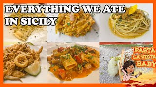 SICILY FOOD TOUR  One week of food in Sicily with restaurant names [upl. by Nnylireg128]