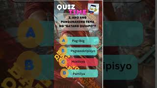 BATANG QUIAPO QUIZ CHALLENGE [upl. by Joyan]