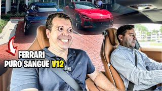 REVIEW e ACELERANDO TUDO na SUV da FERRARI PUROSANGUE V12 de 720 cavalos [upl. by Nylodnewg]