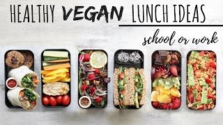 VEGAN SCHOOL LUNCH IDEAS » healthy  easy bento box [upl. by Saberio]