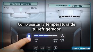 Mabe refrigeración Como ajustar la temperatura de tu refrigerador para un uso ideal [upl. by Llieno747]