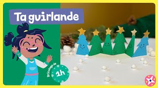 Fabrique ta guirlande de noël  DIY enfants [upl. by Erbe]