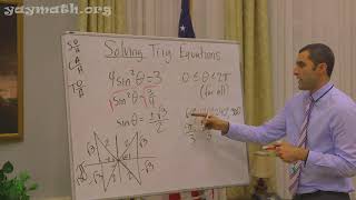 Trigonometry – Solving Trigonometric Equations [upl. by Solana]