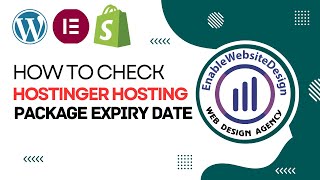 How to check hostinger hosting package expiry date [upl. by Nannette]