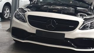 Locking Wheel Nut Removal without Lock nut key MercedesBenz CClass 40 C63 AMG Real Time [upl. by Merill292]