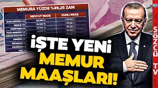 Meslek Meslek Memur Zammı Tablosu En Düşük Memur Maaşı Ne Kadar Oldu [upl. by Eleanor]