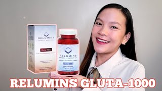 RELUMINS GLUTA1000 Review  MURA NA MAGANDA PA [upl. by Akienat]