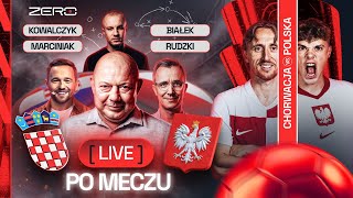 CHORWACJA  POLSKA 10 NAJNIŻSZY WYMIAR KARY KOWAL RUDZKI MARCINIAK BIAŁEK  LIVE PO MECZU [upl. by Ilenay]