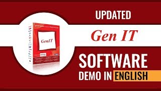 GEN Income Tax Software Demo  Best Income Tax Return Filing Software [upl. by Nayllij]