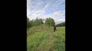 Train Double Jump Proper track crossings Canadian Enduro 🇨🇦 [upl. by Nodmac]