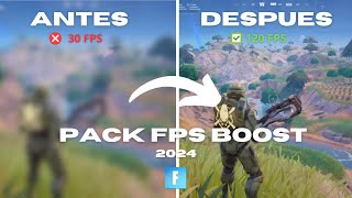 EL MEJOR PACK DE OPTIMIZACIÓN PARA FORTNITE  Delay  120 FPS 🔥✅ [upl. by Isidoro]