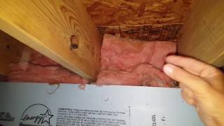 Fiberglass batt insulation at rim joist  dont do it [upl. by Tracey411]