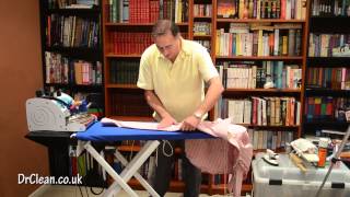 Ironing a Hollister Long Sleeved Shirt  DrCleancouk [upl. by Federica]