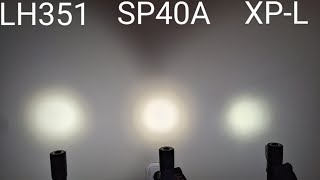 SP40 XPL  LH351D  SP40A beam comparison  Slideshow [upl. by Adaha]