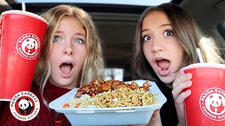 We Tried DRIVE THRU MUKBANG  QampA  ANNELISE amp ALIYA [upl. by Ibbed]