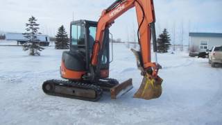 2012 Hitachi ZX35U 3 Mini Excavator [upl. by Pickar610]