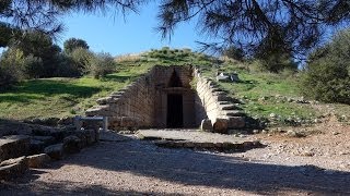 The Treasury of Atreus c 13001250 BCE Mycenae Greece [upl. by Mendez]