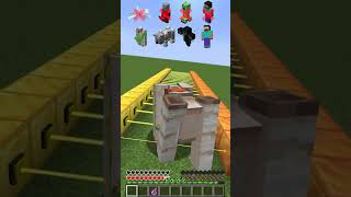 Ultimate Laser vs Mob Test shorts minecraft memes [upl. by Ruthie]