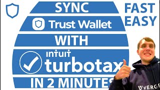 Sync Trust Wallet With TurboTax in 2 Minutes  How To Do Crypto Taxes [upl. by Nevla]