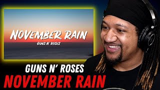 Reaction to November Rain Lyrics  Guns N Roses [upl. by Norrej]