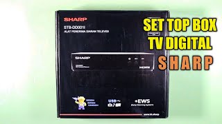 Set top box TV Digital Sharp DD001 DVB T2 akhirnya ikutan juga bikin Stb Digitalsettopboxtvdigital [upl. by Enywad]