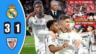 MENANG TELAK❗Hasil Real Madrid Vs Bilbao 😁 Vinicius Brace 😁 Kunci Juara La Liga⚪️ Berita Madrid [upl. by Niboc]