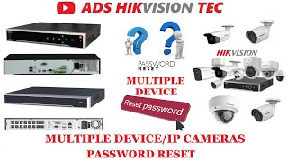 Hikvision IP cameras Bulk password reset [upl. by Gerrald875]