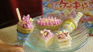 Kracie Popin Cookin renewal ice cream and cake DIY candy [upl. by Onaivlis537]