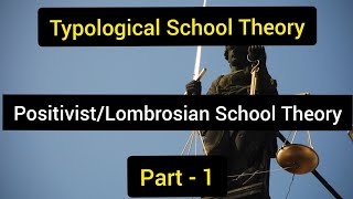 Typological School Of Criminology Positivist school Theory Italian school Hindi Lecture [upl. by Arbe]