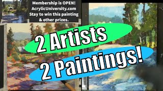 The Acrylic Landscape Celebration  Painting Prizes amp More [upl. by Bliss]