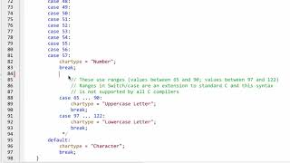 035 Switch statements in more detail Welcome to the course C programming [upl. by Lundt231]