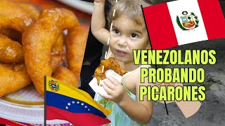 🇻🇪🇵🇪VENEZOLANOS PROBANDO PICARONES EN CHIFAREYFUSION COMIDA PERUANA 🇵🇪 EN 🇻🇪 peru peruzolanos [upl. by Norma]